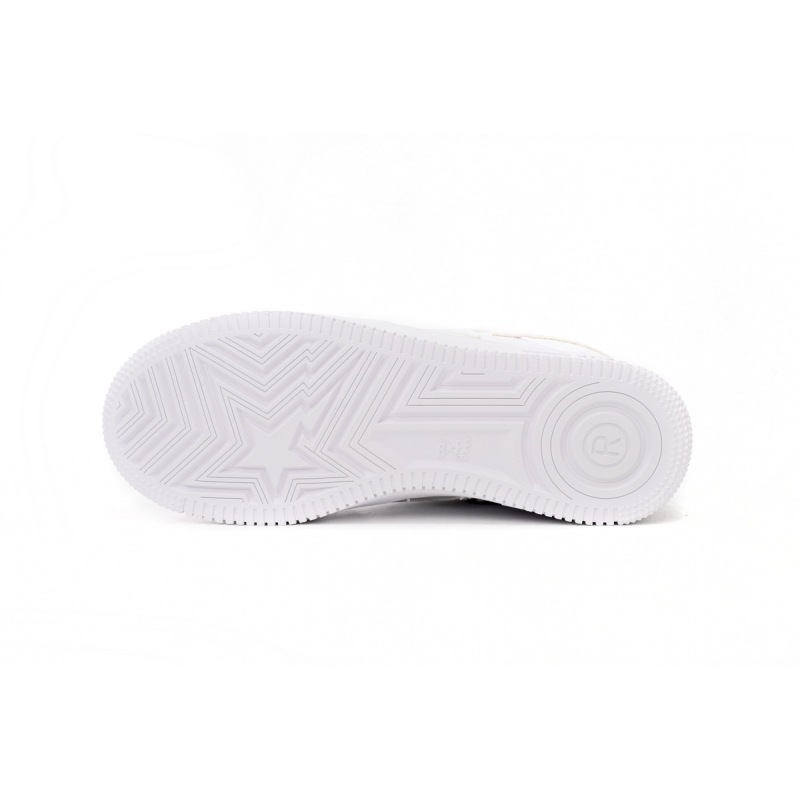  A Bathing Ape Bape Sta Low White  1H70-191-006 