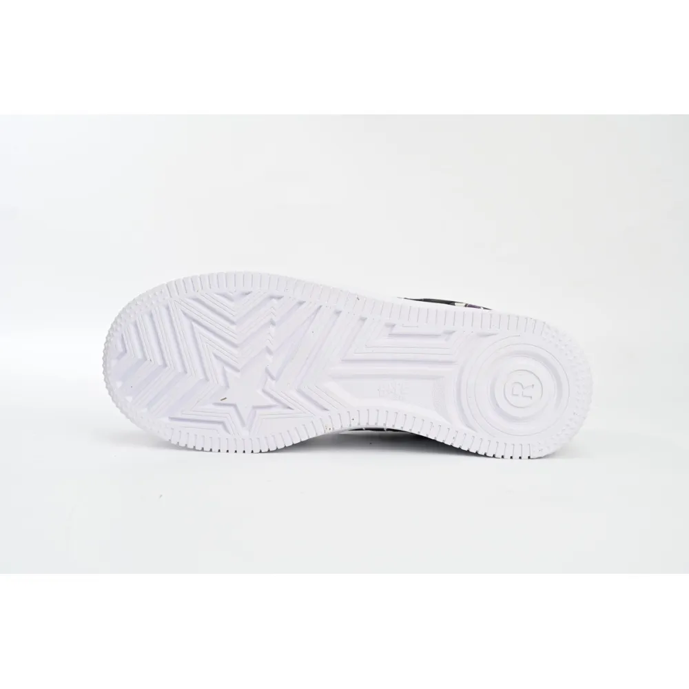  A Bathing Ape Bape Sta Low White Purple Color Spray  1H30-191-004 