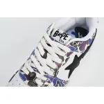  A Bathing Ape Bape Sta Low White Purple Color Spray  1H30-191-004 