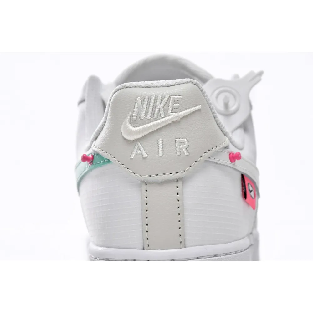  Nike Air Force 1 Low Pink Bling  DX6061-111