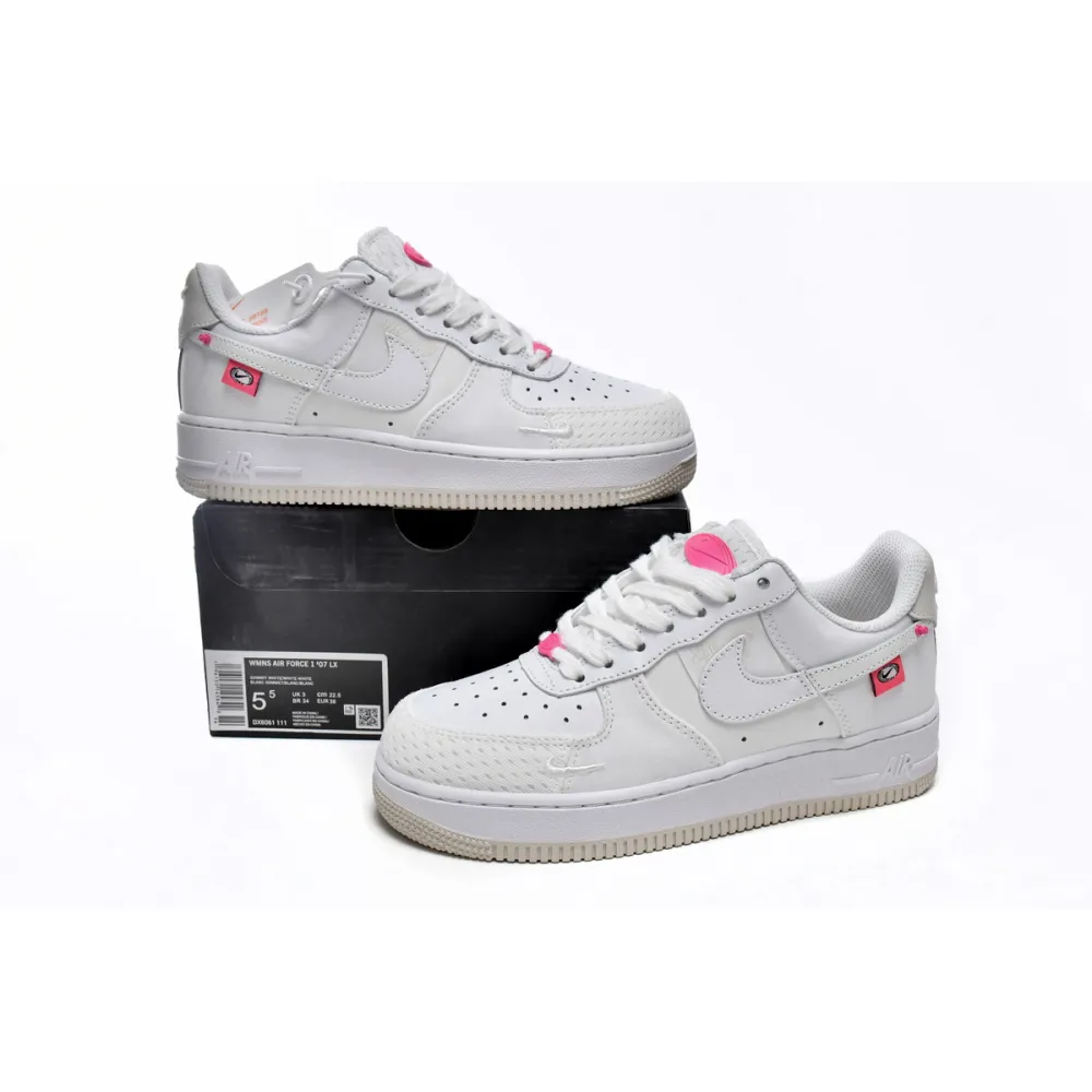  Nike Air Force 1 Low Pink Bling  DX6061-111