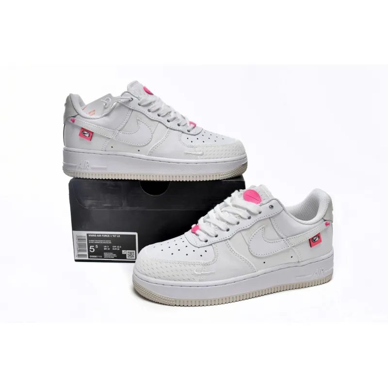  Nike Air Force 1 Low Pink Bling  DX6061-111