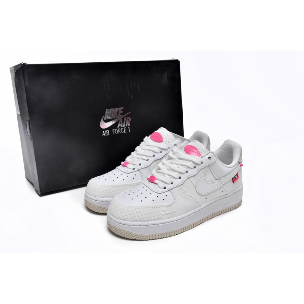  Nike Air Force 1 Low Pink Bling  DX6061-111