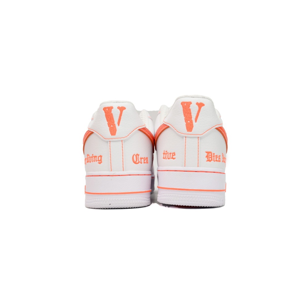  Nike Air Force One Low Vlone "White/Orange" AA5360-100 