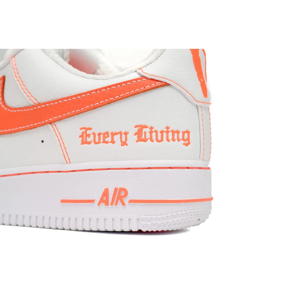  Nike Air Force One Low Vlone "White/Orange" AA5360-100 