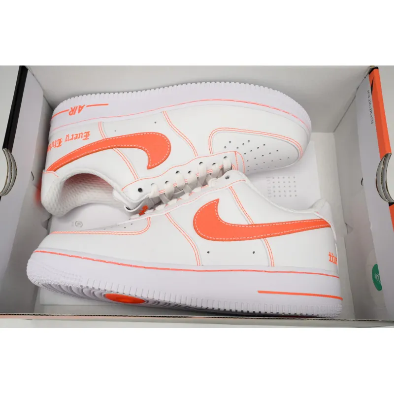  Nike Air Force One Low Vlone "White/Orange" AA5360-100 