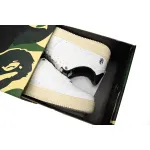 A Bathing Ape Bape Sta Black White Silver  1H70-191-022 