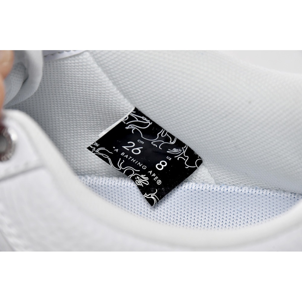 A Bathing Ape Bape Sta Low #3 Line Camo White 001FWJ801052-WHT