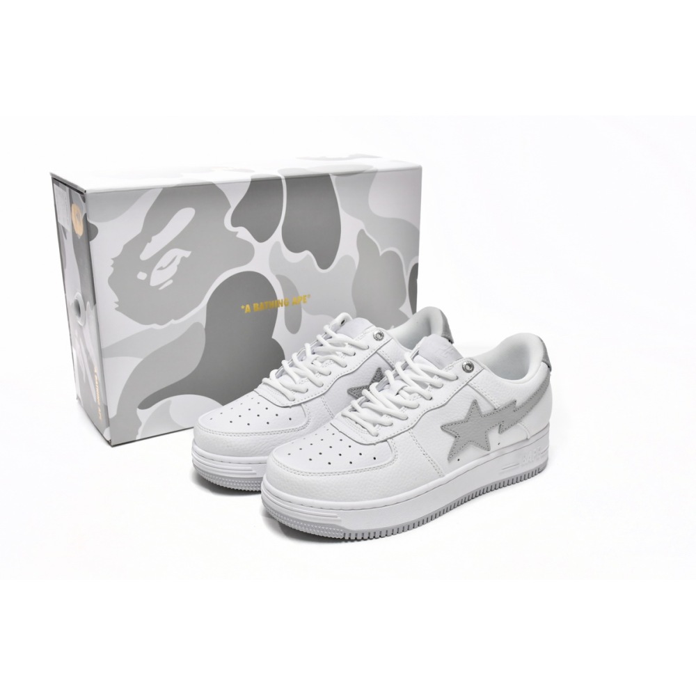 A Bathing Ape Bape Sta Low #3 Line Camo White 001FWJ801052-WHT