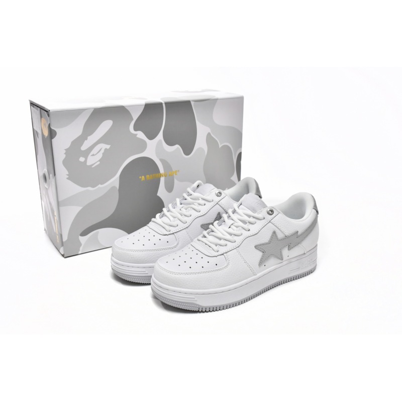A Bathing Ape Bape Sta Low #3 Line Camo White 001FWJ801052-WHT