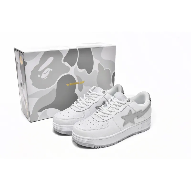 A Bathing Ape Bape Sta Low #3 Line Camo White 001FWJ801052-WHT