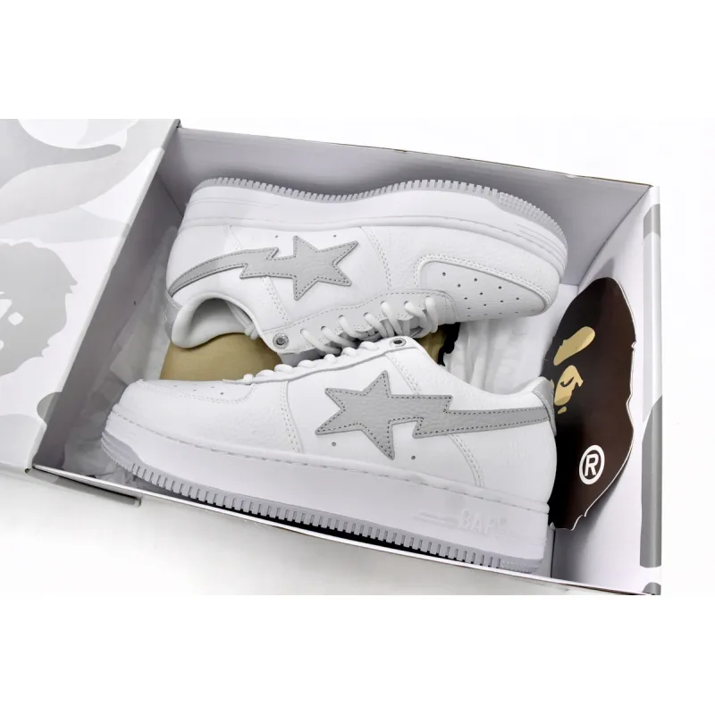 A Bathing Ape Bape Sta Low #3 Line Camo White 001FWJ801052-WHT