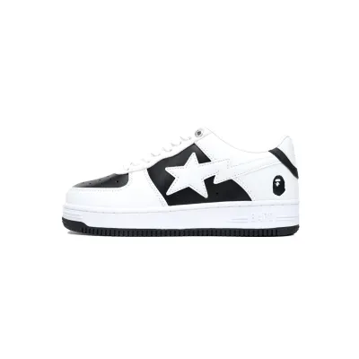A Bathing Ape Bape Sta Low #6 Black 1K30-191-328-BLK 01