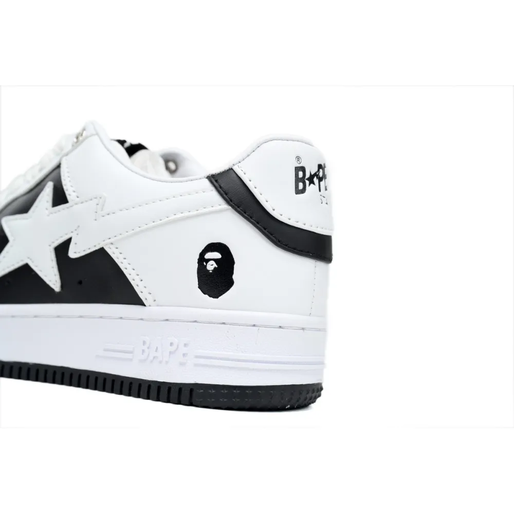 A Bathing Ape Bape Sta Low #6 Black 1K30-191-328-BLK