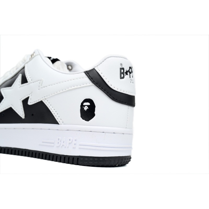 A Bathing Ape Bape Sta Low #6 Black 1K30-191-328-BLK