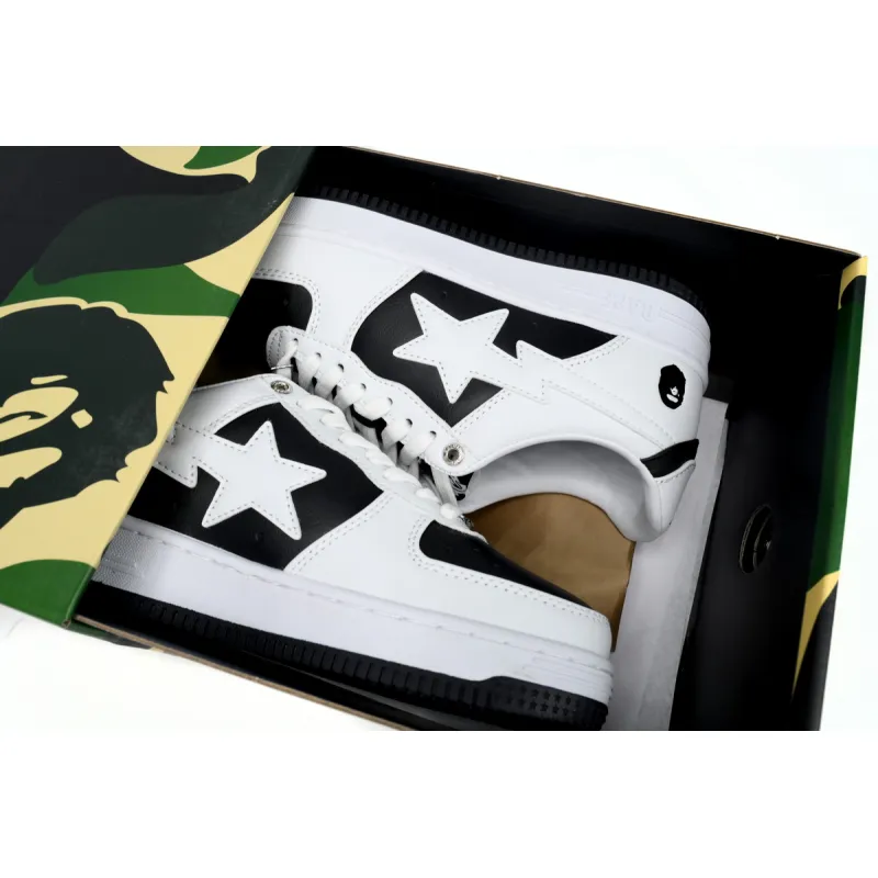A Bathing Ape Bape Sta Low #6 Black 1K30-191-328-BLK