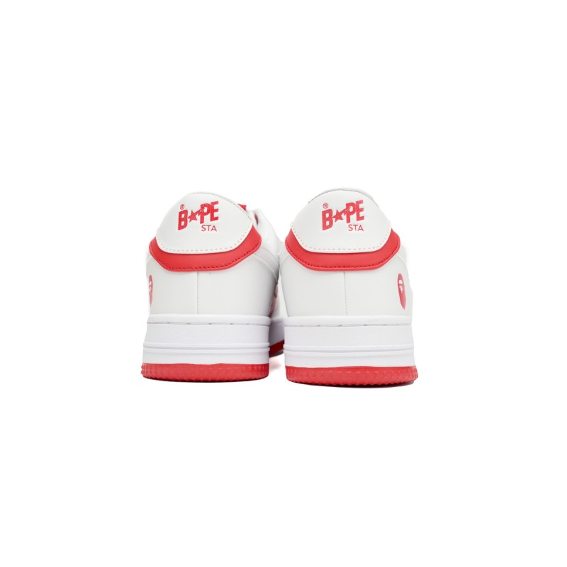 A Bathing Ape Bape Sta Low #6 Red 1K30-191-328-RED