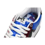 A Bathing Ape Bape Sta Low Baijiu red blue 1H22-191-027
