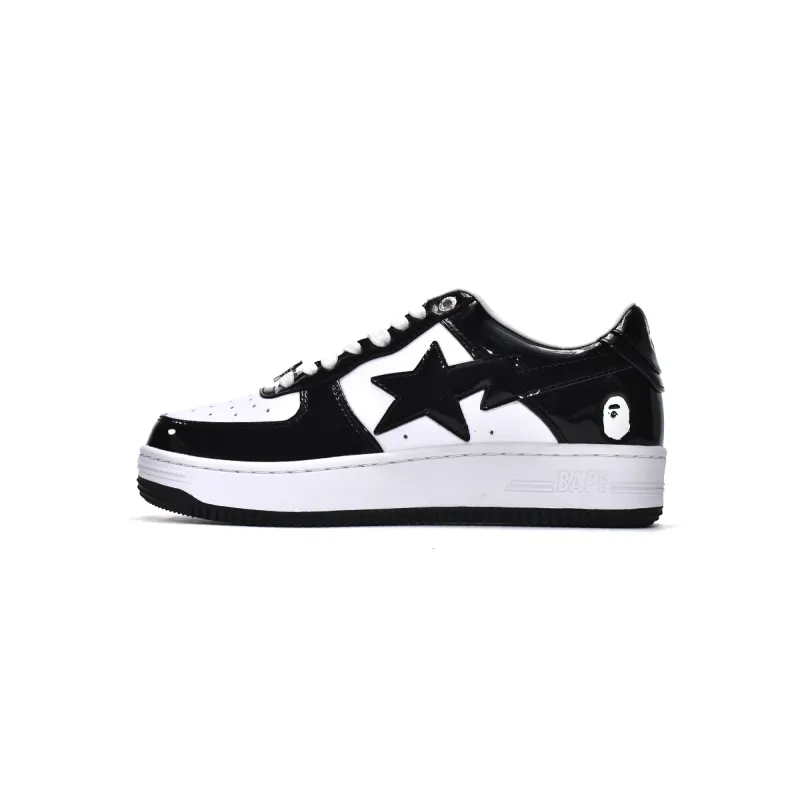 A Bathing Ape Bape Sta Low Black 001FWH701001-BLK