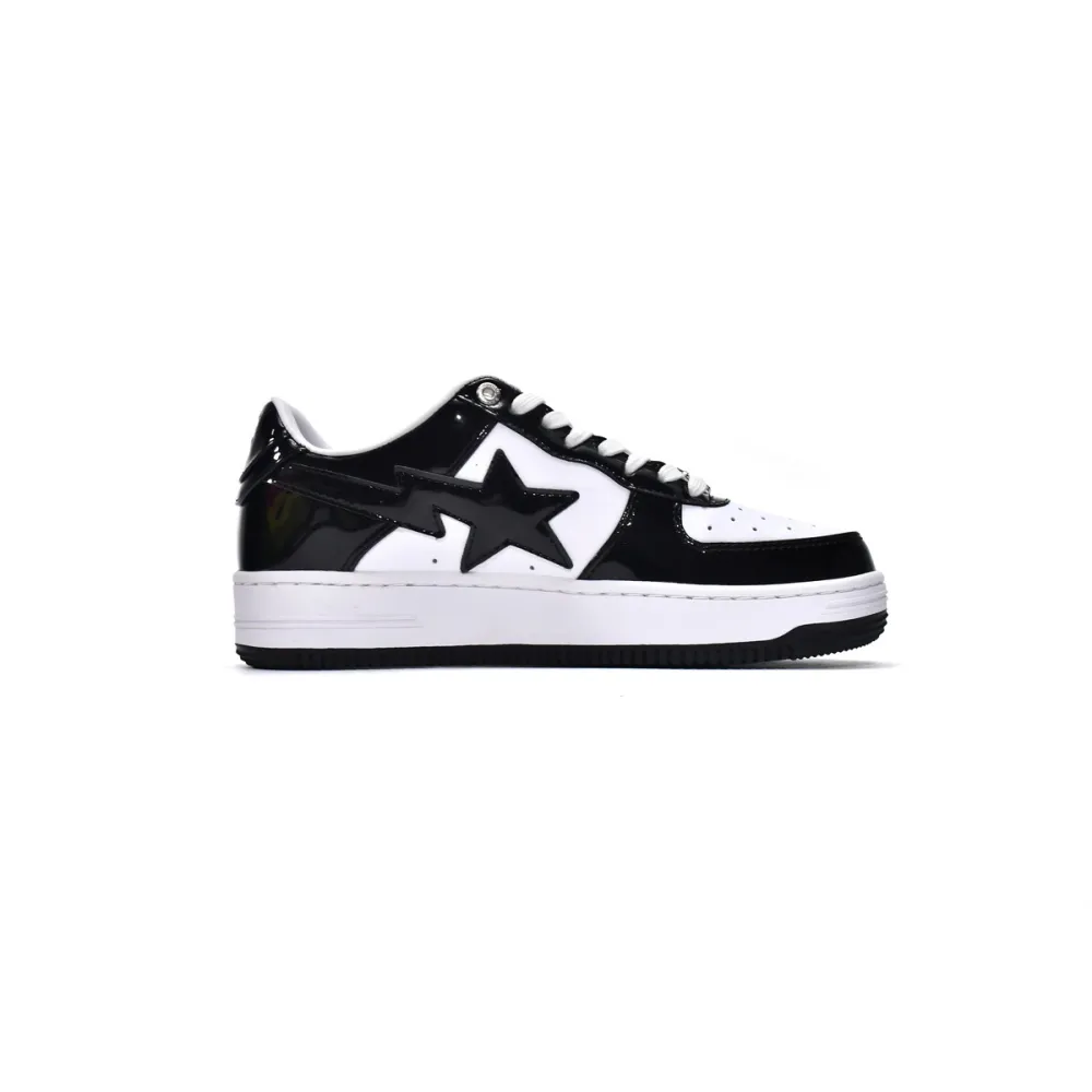 A Bathing Ape Bape Sta Low Black 001FWH701001-BLK
