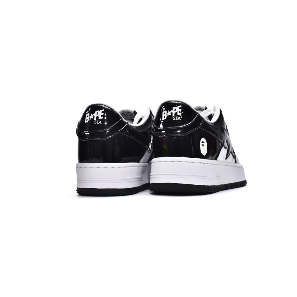 A Bathing Ape Bape Sta Low Black 001FWH701001-BLK