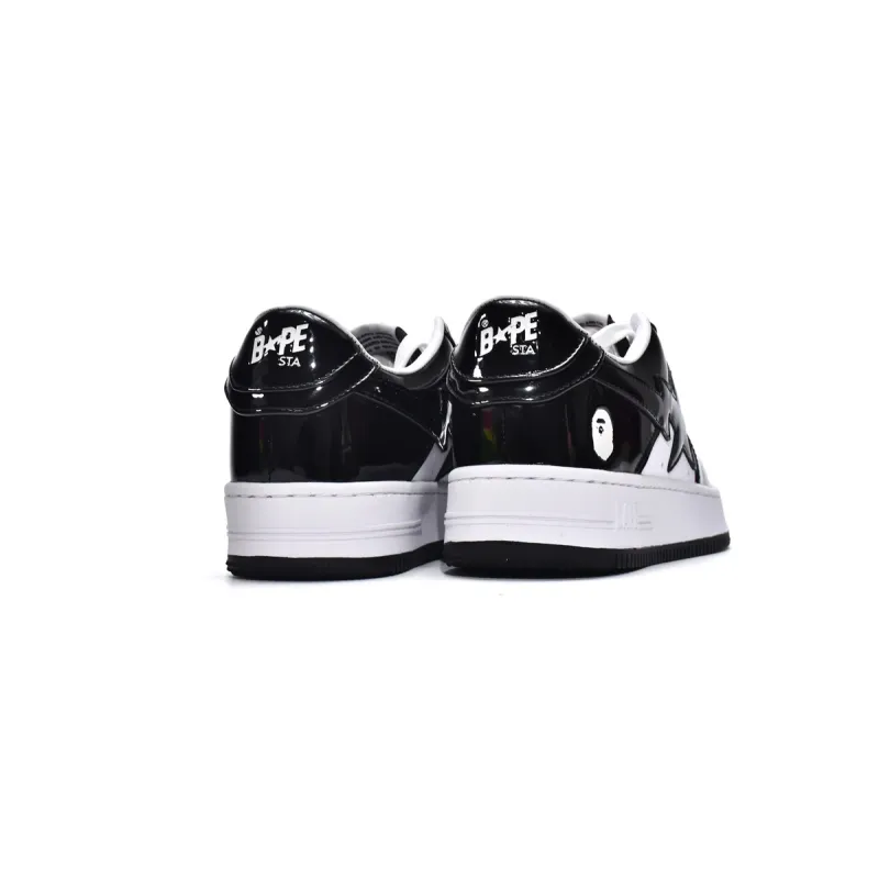 A Bathing Ape Bape Sta Low Black 001FWH701001-BLK