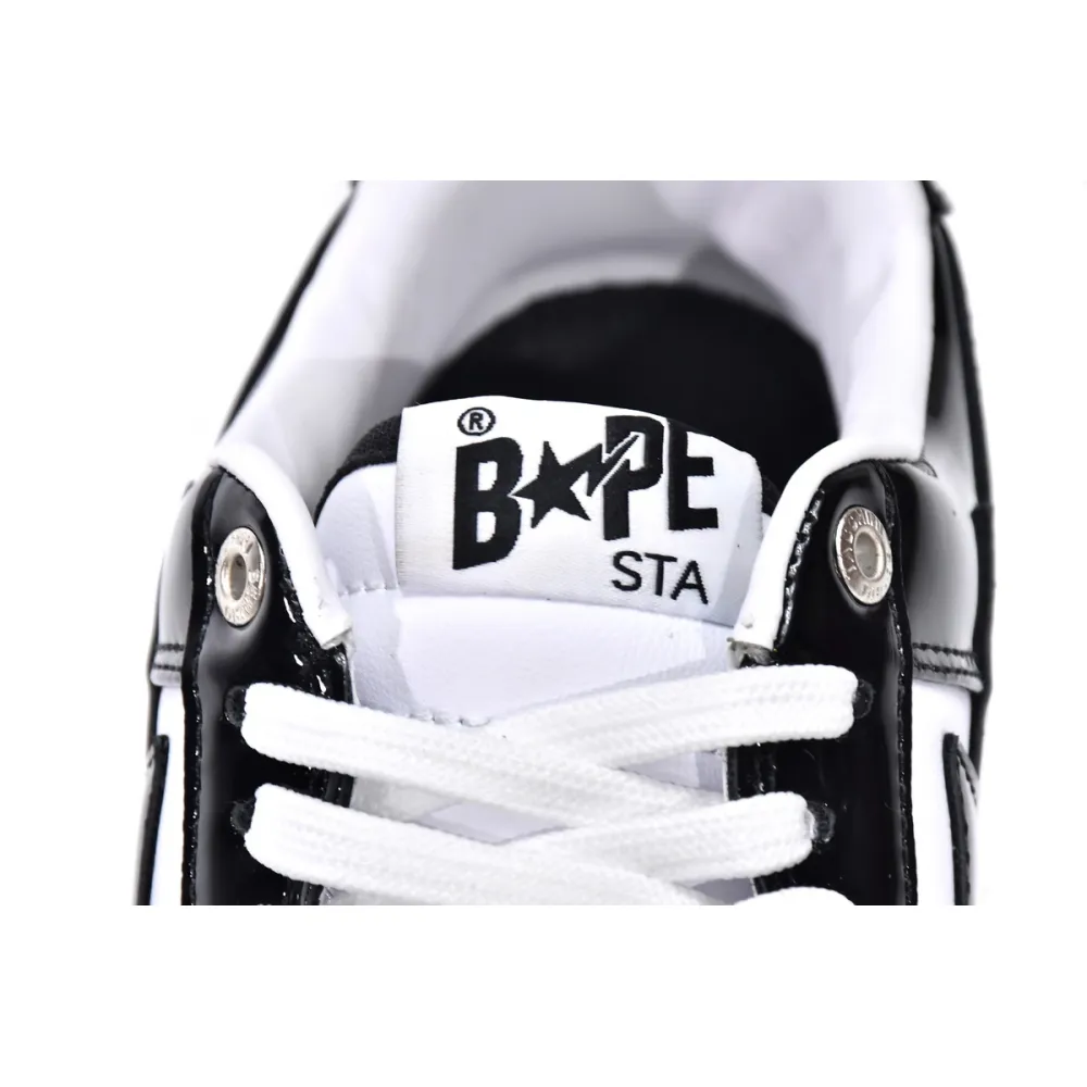 A Bathing Ape Bape Sta Low Black 001FWH701001-BLK