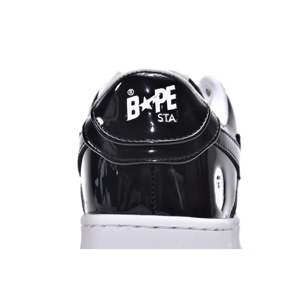 A Bathing Ape Bape Sta Low Black 001FWH701001-BLK