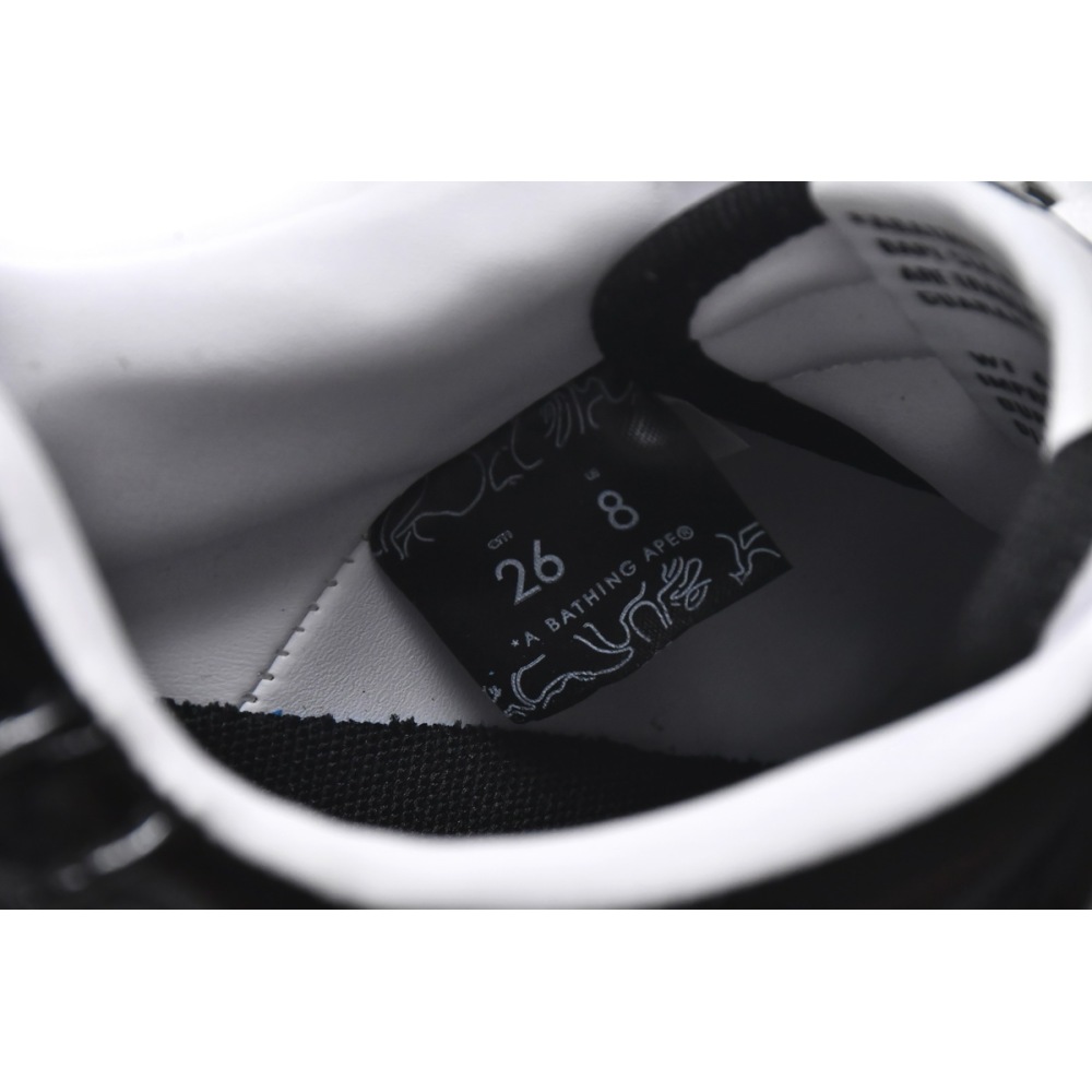A Bathing Ape Bape Sta Low Black 001FWH701001-BLK