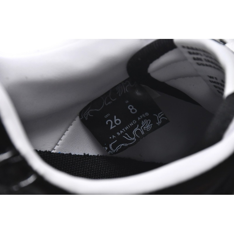 A Bathing Ape Bape Sta Low Black 001FWH701001-BLK
