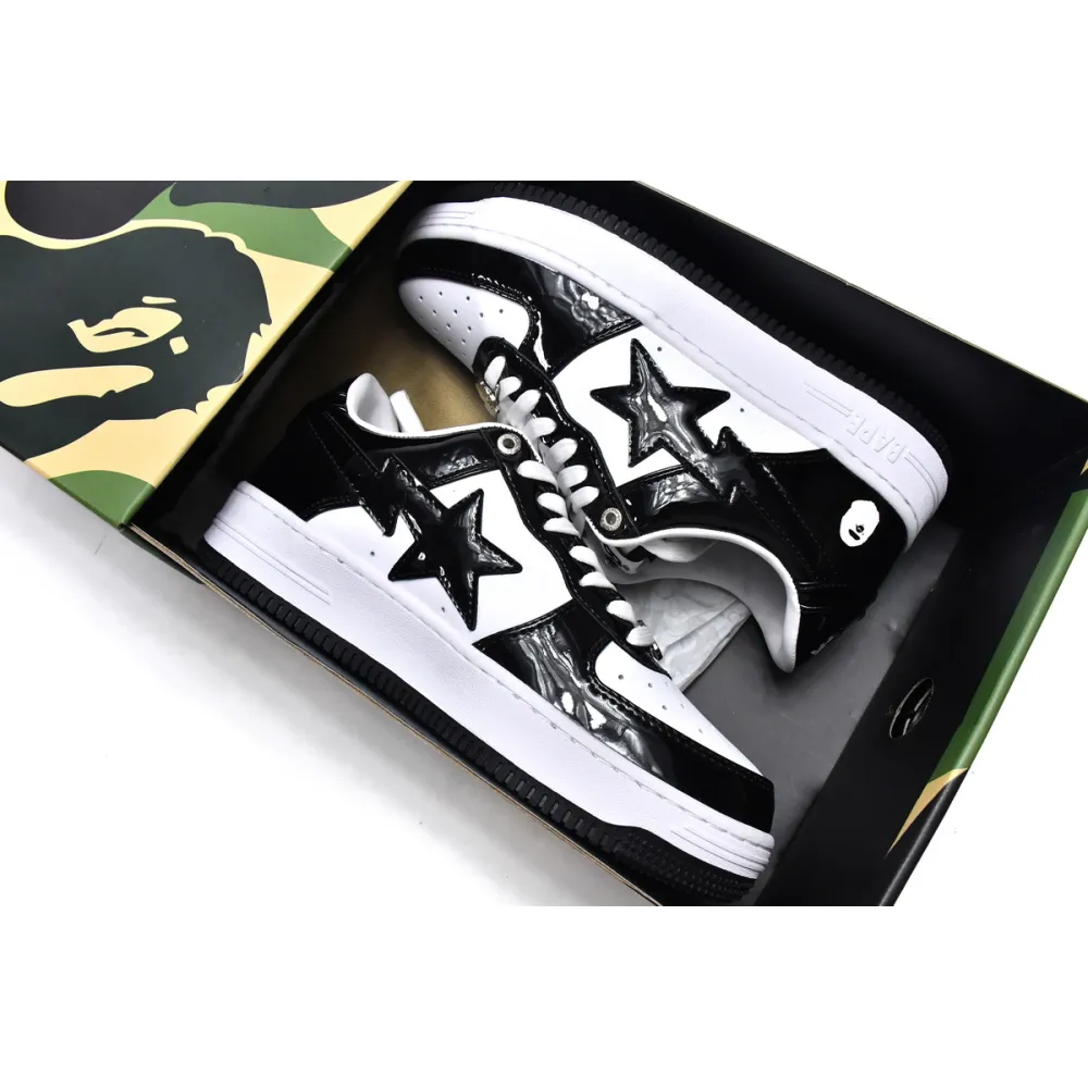 A Bathing Ape Bape Sta Low Black 001FWH701001-BLK