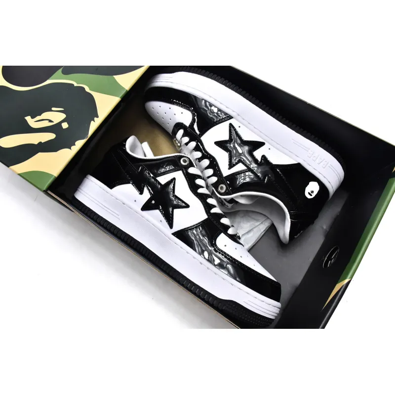 A Bathing Ape Bape Sta Low Black 001FWH701001-BLK
