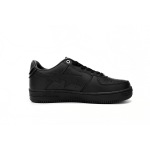 A Bathing Ape Bape Sta Low Black  1J30 -191- 013