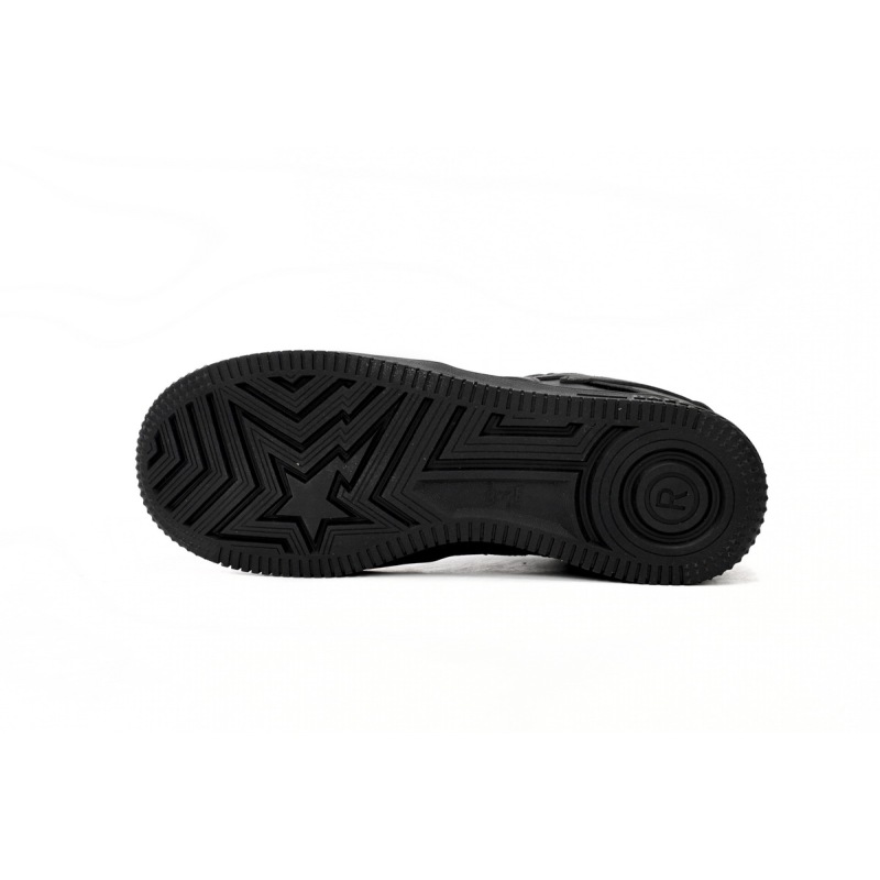 A Bathing Ape Bape Sta Low Black  1J30 -191- 013