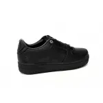 A Bathing Ape Bape Sta Low Black  1J30 -191- 013
