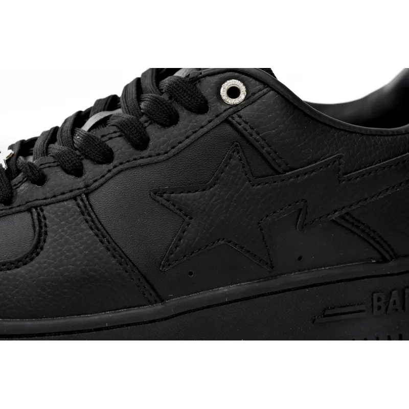 A Bathing Ape Bape Sta Low Black  1J30 -191- 013