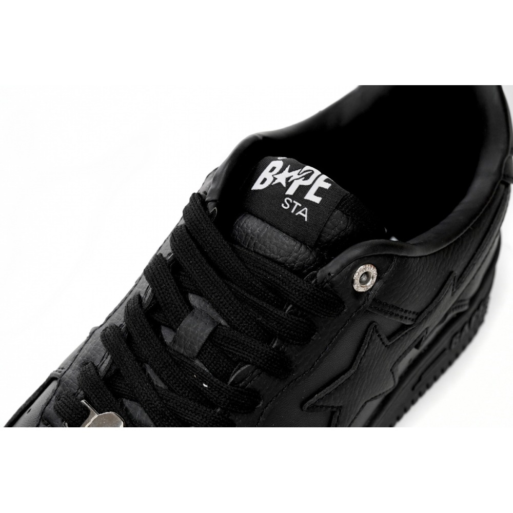 A Bathing Ape Bape Sta Low Black  1J30 -191- 013