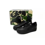 A Bathing Ape Bape Sta Low Black  1J30 -191- 013