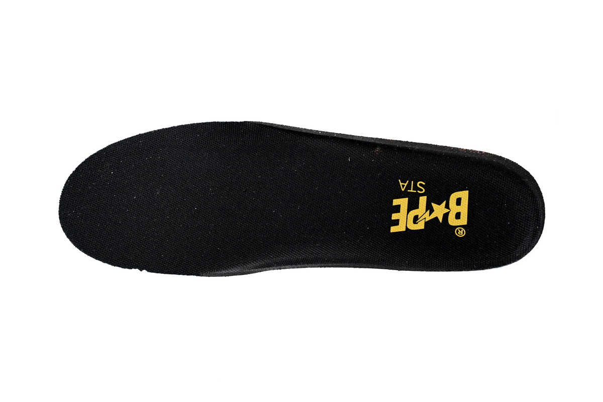 A Bathing Ape Bape Sta Low Black, Blue, And Yellow 1H20 191 046
