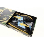A Bathing Ape Bape Sta Low Black, Blue, And Yellow  1H20 191 046