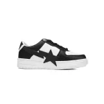 A Bathing Ape Bape Sta Low Black And White Star  OZXSH W291 306
