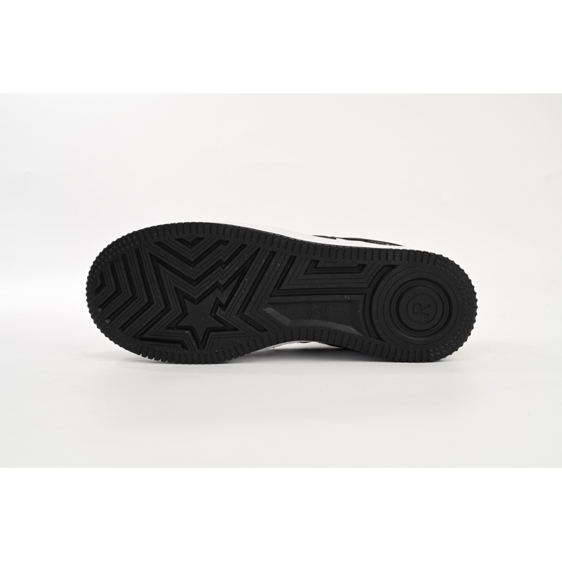 A Bathing Ape Bape Sta Low Black Black Snake Skin  1180 191 009