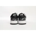 A Bathing Ape Bape Sta Low Black Black Snake Skin  1180 191 009