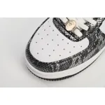 A Bathing Ape Bape Sta Low Black Black Snake Skin  1180 191 009