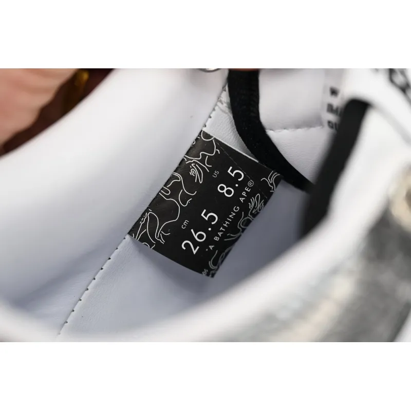 A Bathing Ape Bape Sta Low Black Black Snake Skin  1180 191 009