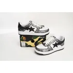 A Bathing Ape Bape Sta Low Black Black Snake Skin  1180 191 009