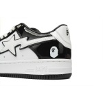 A Bathing Ape Bape Sta Low Black White 1H70-191-001