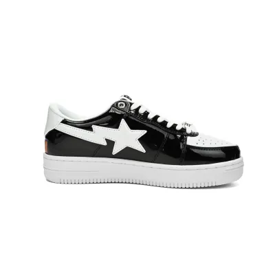 A Bathing Ape Bape Sta Low Color Block Shark Black  1H30-191-009  02