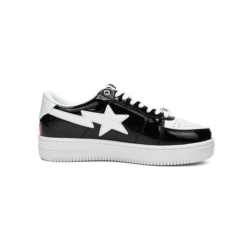 A Bathing Ape Bape Sta Low Color Block Shark Black  1H30-191-009 