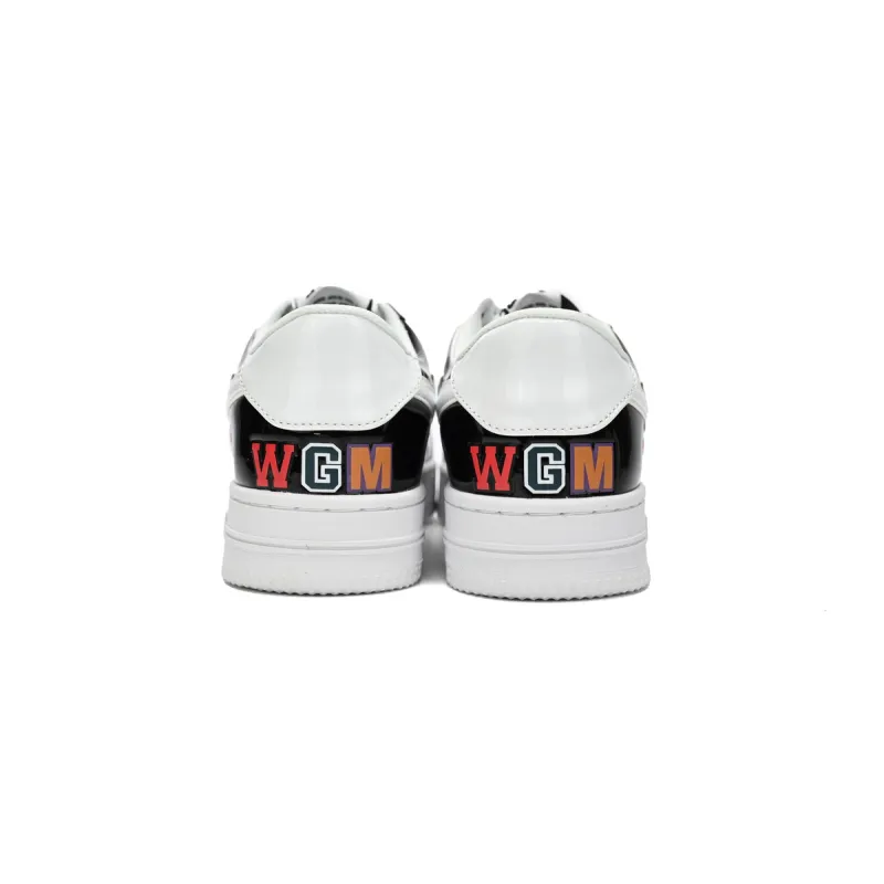 A Bathing Ape Bape Sta Low Color Block Shark Black  1H30-191-009 